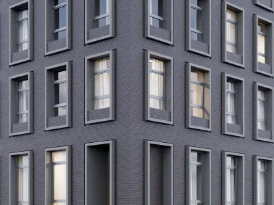 Modern building 2 3D model