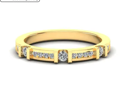 Band Ring 3D print model 65