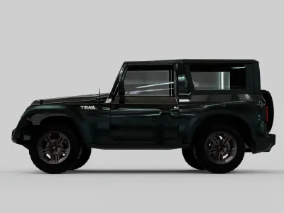 Thar Textured High Poly 3D model