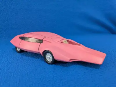 Coche de la Pantera Rosa Modelo 3D listo para imprimir 3D print model