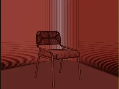 Chair 03 Low-poly 3D model