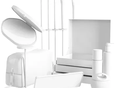 Luxury cosmetics set 31 3D model