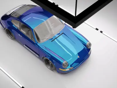 Porsche 911 Carrera 4S 50 Years 3D model