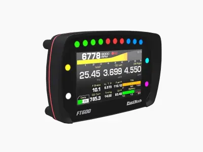 Fueltech FT600 ECU Low-poly 3D model