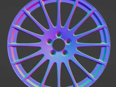 OZ Racing Superturismo Low-poly 3D model