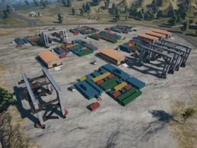 PUBG GEORGOPOOL 3D MODEL Low-poly 3D model