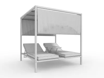Poolside Cabana 13 3D model