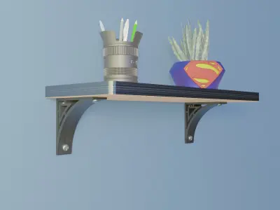 Shelf Bracket 3 3D print model