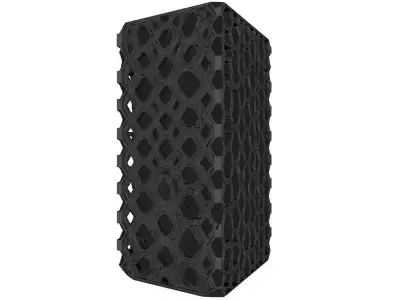 Voronoi Style Vase 3D Printable Model 3D print model