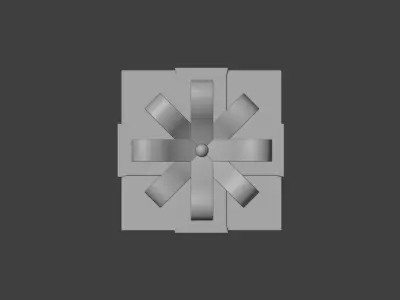 Gift Box Low-poly 3D model order