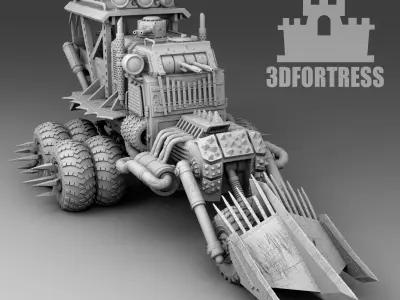 Assembled Death Machine 3D print model