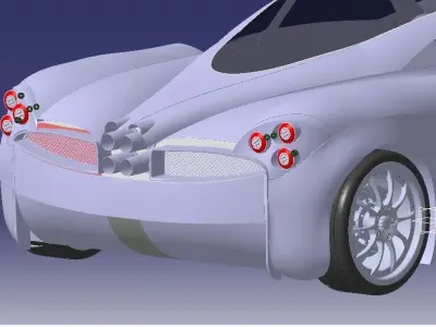 Pagani Huayra 3D print model