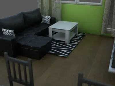 LIVING ROOM 3D model