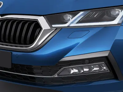 Skoda Octavia 2020 3D model