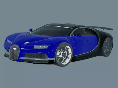 Bugatti Chiron 2022 3D model