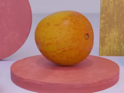 Melon 01 Low-poly 3D model