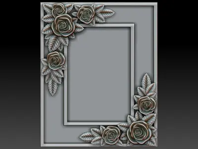 Decorative frame 9 3D print model