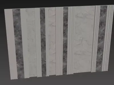 Decorative V84 Wall Panels 3D model