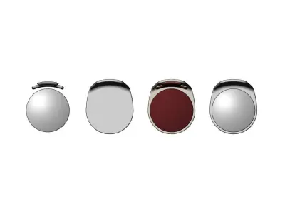 Miniature round plastic chair mockup prop  3D print model