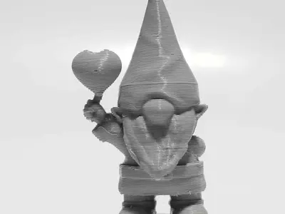 Gnome Heart - Valentine Day 3D print model