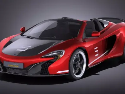 McLaren 650S Can-Am 2017 VRAY 3D model