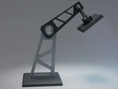 SCI-FI Lamp Free low-poly 3D model