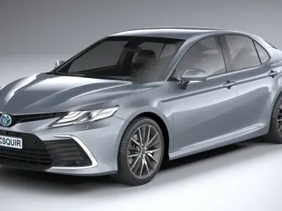 Toyota Camry Hybrid SE 2021 3D model