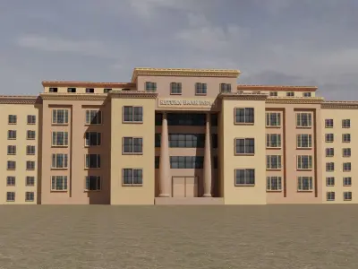 building bank 3D model