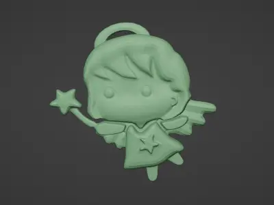 3D Printable Angel for Christmas 3D print model