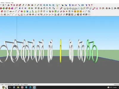 cycle stand 3d model 3D model