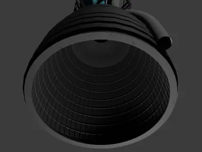 Open Cycle Liquid Rocket Engine - Mid Res 3D model