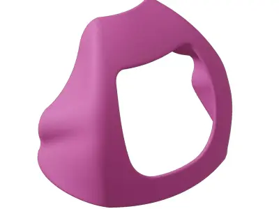 Plastic Bike Visor Toy 3D model