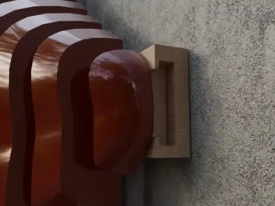 Kiss Wall Art 3D model