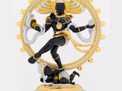 God Shiva 3D model