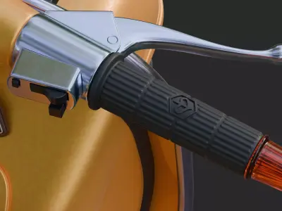 Scooter Vespa Rally 200 3D model