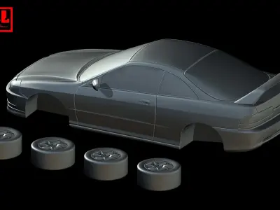 Acura Integra Type R 1997-2001 3D print model