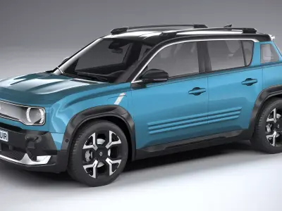 Renault 4 E-Tech 2026 3D model