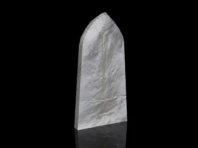 Tombstone stone Free low-poly 3D model