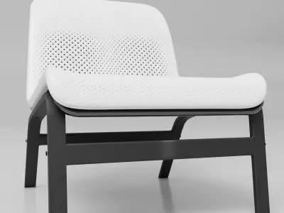 Mesh Lounge Chair 3D model