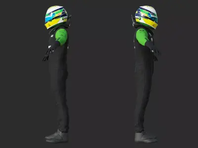 F1 Sauber Race Suit 2025  3D model