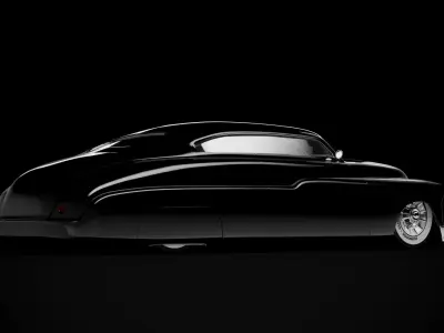 Custom Mercury 1959  hotrod 3D car model  3D model