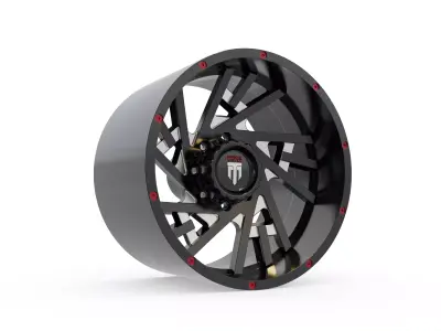AMERICAN TRUXX WEB WHEEL 3D MODEL 3D print model