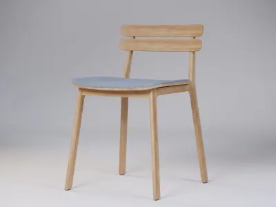Modern Dining Chair 48x52x77 Low-poly 3D model