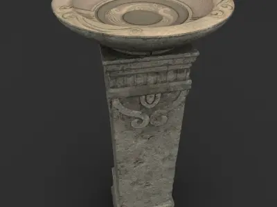 Collection Column stone 3D model