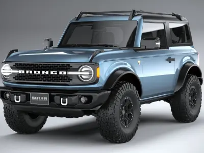 Bronco Badlands 2-door 2021 3D model