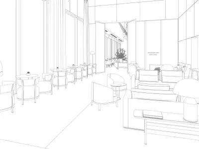 Bulgari Hotel Tokyo Il Ristorante  for Fstorm 3D model