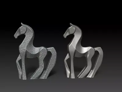Horse Decorative Statue M64 3D print model