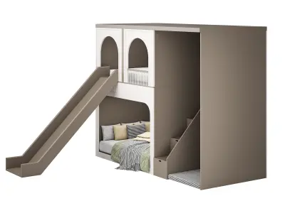 Childrens bunk bed 42 3D model