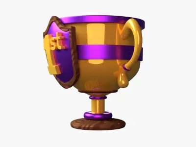 First Trophy 3D model