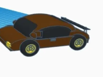 sports car 3D print model buy